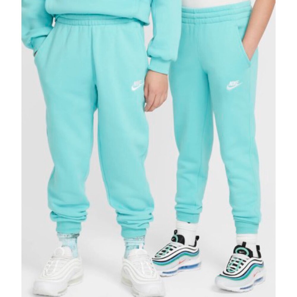 Nike Sportswear Kids Green Frost Club Fleece Jogger Sweatpants